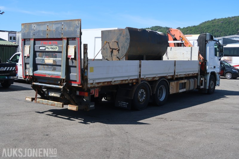 2013 Mercedes-Benz ACTROS 2536 med Palfinger PK165502 kran og baklift - Camion grue: photos 5 2013 Mercedes-Benz ACTROS 2536 med Palfinger PK165502 kran og baklift - Camion grue: photos 5