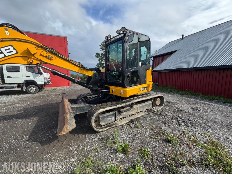 2014 JCB JCB 86C-1 ENGCON S50 TILT, 3 SKUFFER 3481T gravemaskin - Pelle: photos 2 2014 JCB JCB 86C-1 ENGCON S50 TILT, 3 SKUFFER 3481T gravemaskin - Pelle: photos 2