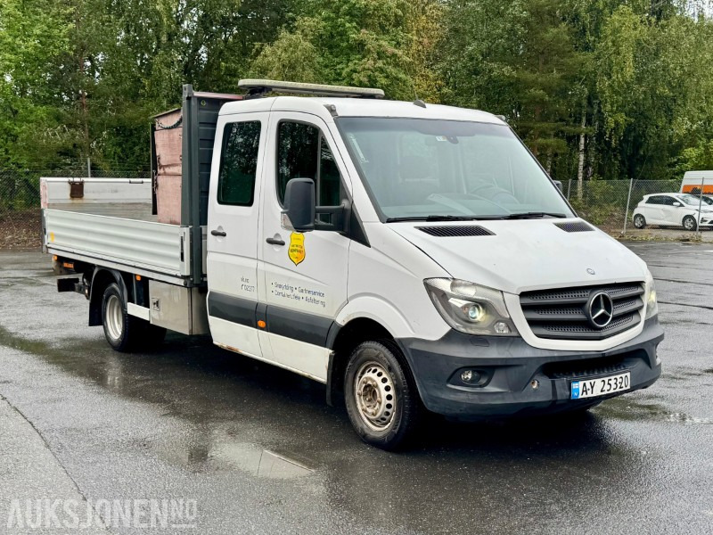 2014 Mercedes-Benz Sprinter 516 CDI planbil, 5-tonn, dobbelkabin, bakløft, lysbjelke - Camion plateau: photos 3 2014 Mercedes-Benz Sprinter 516 CDI planbil, 5-tonn, dobbelkabin, bakløft, lysbjelke - Camion plateau: photos 3
