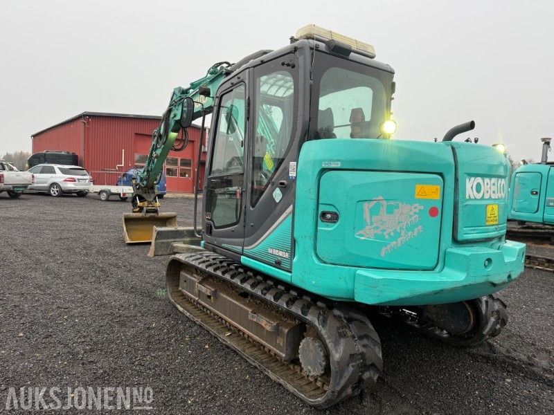 2015 Kobelco SK85MSR-3E Gummibelter, Engcon tiltrotator, 6213 timer - Pelle: photos 3 2015 Kobelco SK85MSR-3E Gummibelter, Engcon tiltrotator, 6213 timer - Pelle: photos 3