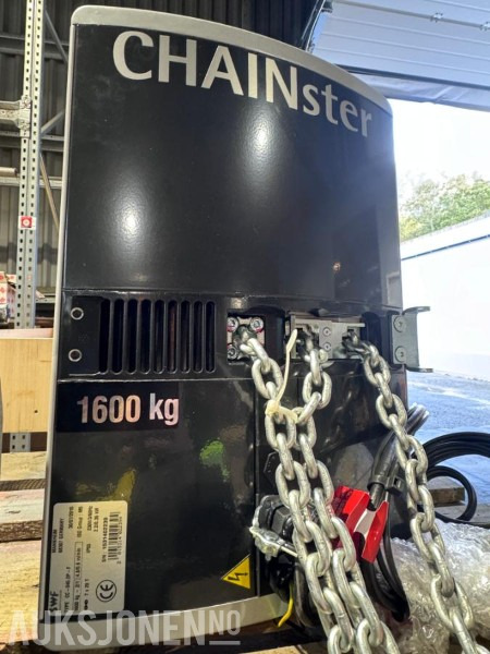 2015 SWF - Chainster 1600 kg - CC-045.2P-F - Elektrisk kjetting talje - Med kabelkontroll - Ubrukt i eske - Matériel de chantier: photos 2 2015 SWF - Chainster 1600 kg - CC-045.2P-F - Elektrisk kjetting talje - Med kabelkontroll - Ubrukt i eske - Matériel de chantier: photos 2