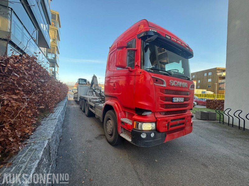 2015 Scania R580 8x4 tridem Krokbil / krokløft m/ JOAB 24t krok med knekk - Camion ampliroll: photos 2 2015 Scania R580 8x4 tridem Krokbil / krokløft m/ JOAB 24t krok med knekk - Camion ampliroll: photos 2