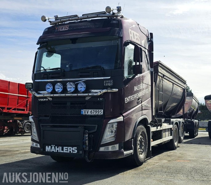2015 Volvo FH540 6X2 brøyterigget med Norslep tippkasse og asfaltbalje - Camion benne: photos 1 2015 Volvo FH540 6X2 brøyterigget med Norslep tippkasse og asfaltbalje - Camion benne: photos 1
