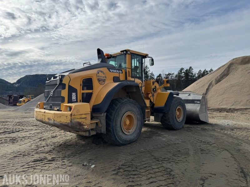 2015 Volvo L180H Hjullaster - Spakestyring - Sentralsmøring - Chargeuse sur pneus: photos 5 2015 Volvo L180H Hjullaster - Spakestyring - Sentralsmøring - Chargeuse sur pneus: photos 5