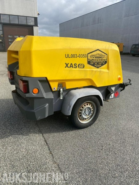2016 Atlas Copco XAS 68KD luftkompressor - 1367 timer. - Foreuse: photos 1 2016 Atlas Copco XAS 68KD luftkompressor - 1367 timer. - Foreuse: photos 1