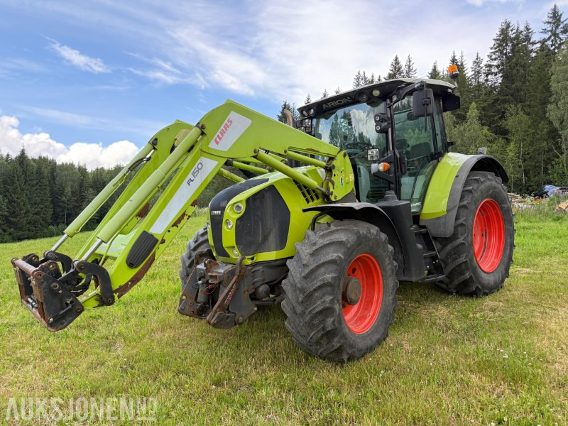 2016 Claas Arion 650 med frontlaster, lysrigg, 2-seter, 50 Km/t, stor service - Tracteur agricole: photos 1 2016 Claas Arion 650 med frontlaster, lysrigg, 2-seter, 50 Km/t, stor service - Tracteur agricole: photos 1