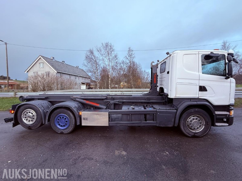 2016 Scania G450 EURO 6 444933 km m/ Krokflak med Hiab 140 AW kran - Camion ampliroll: photos 4 2016 Scania G450 EURO 6 444933 km m/ Krokflak med Hiab 140 AW kran - Camion ampliroll: photos 4
