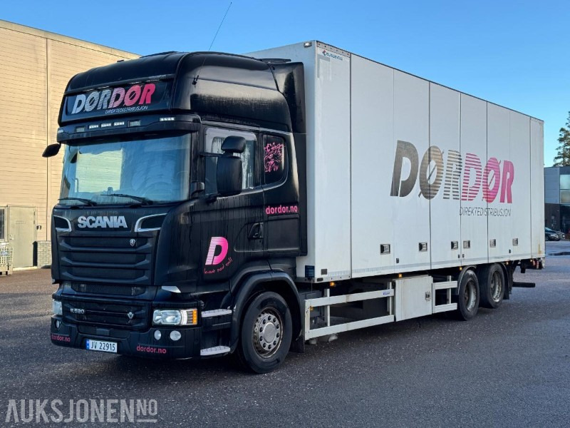 2016 Scania R520 6X2 skapbil med full sideåpning / EURO 6 - Camion fourgon: photos 1 2016 Scania R520 6X2 skapbil med full sideåpning / EURO 6 - Camion fourgon: photos 1