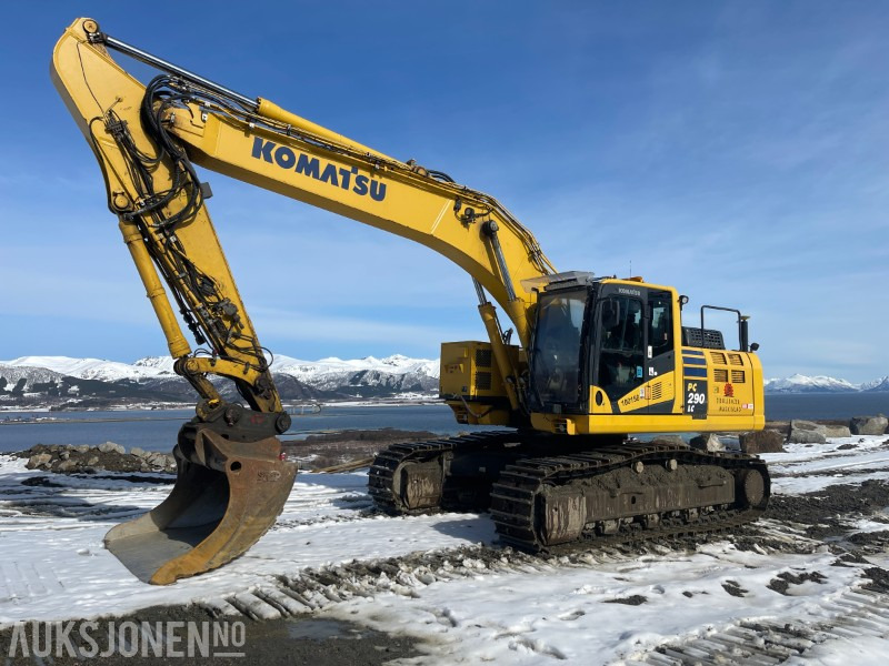2017 Komatsu PC 290 LC Gravemaskin med Montabert CPA-295 bortårn*R8 Tiltrotator*3 skuffer*Leica GPS* - Pelle: photos 1 2017 Komatsu PC 290 LC Gravemaskin med Montabert CPA-295 bortårn*R8 Tiltrotator*3 skuffer*Leica GPS* - Pelle: photos 1
