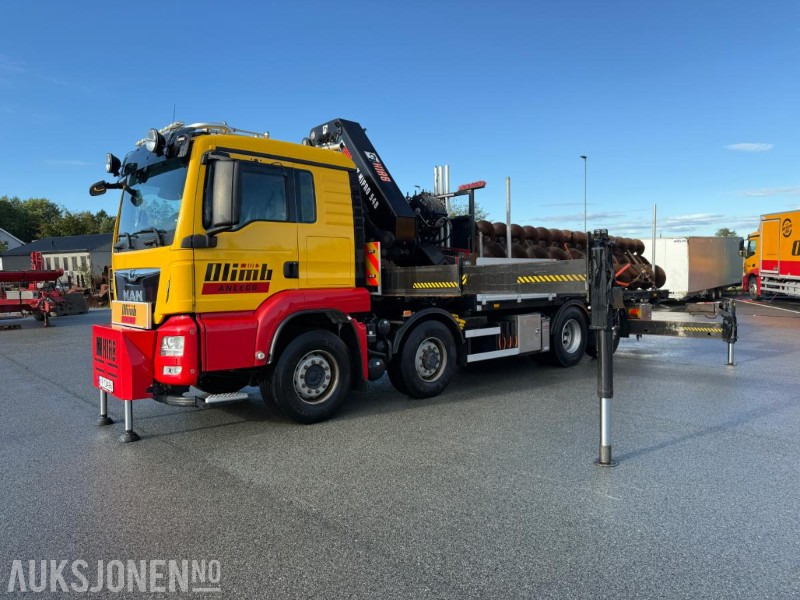 2017 MAN TGS 35.500 KRANBIL M/HIAB X-HIPRO 548 KRAN 8X4 HYDRODRIVE SERVICEHISTORIKK LAV KM. - Camion grue: photos 1 2017 MAN TGS 35.500 KRANBIL M/HIAB X-HIPRO 548 KRAN 8X4 HYDRODRIVE SERVICEHISTORIKK LAV KM. - Camion grue: photos 1