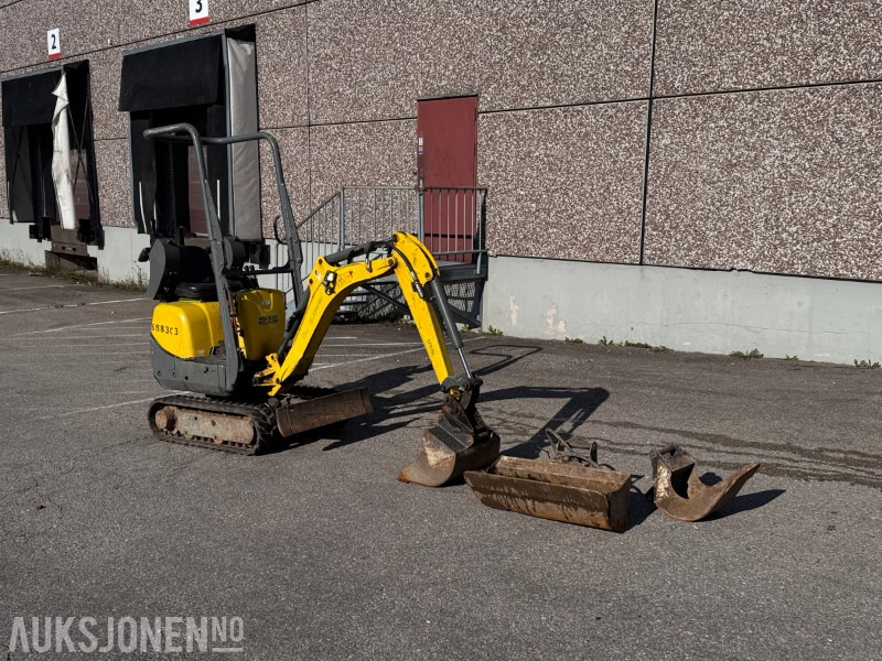 2017 Wacker Neuson 803 Minigraver 1 Tonn med 3 skuffer - Pelle: photos 1 2017 Wacker Neuson 803 Minigraver 1 Tonn med 3 skuffer - Pelle: photos 1