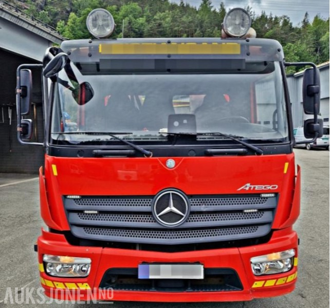 2018 Mercedes-Benz ATEGO med TEVOR PÅBYGG, Kjørebruer, Briller, Fjernkontroll, - Camion de pompier: photos 4 2018 Mercedes-Benz ATEGO med TEVOR PÅBYGG, Kjørebruer, Briller, Fjernkontroll, - Camion de pompier: photos 4