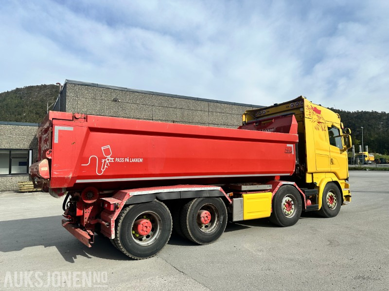 2018 Scania R-730 8x4 krokbil - OPPTREKT - BRØYTERIGGET - Camion ampliroll: photos 4 2018 Scania R-730 8x4 krokbil - OPPTREKT - BRØYTERIGGET - Camion ampliroll: photos 4