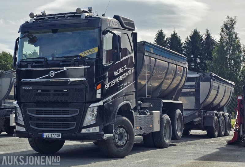 2019 Volvo FH540 6x4 tippbil komplett med asfaltbalje, tippkasse og henger - Camion benne: photos 1 2019 Volvo FH540 6x4 tippbil komplett med asfaltbalje, tippkasse og henger - Camion benne: photos 1