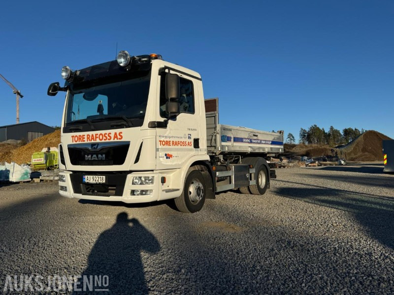 2020 MAN TGL 8.220 4x2 Tippbil, Meiller 3-veis Tipp, Servicehistorikk, Automat, Webasto, 78 514 km - Camion benne: photos 1 2020 MAN TGL 8.220 4x2 Tippbil, Meiller 3-veis Tipp, Servicehistorikk, Automat, Webasto, 78 514 km - Camion benne: photos 1