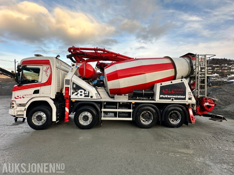 2021 Scania P500XT 8X4 Putzmeister PUMI 28-4Betongpumpe, 83413km - Camion malaxeur: photos 2 2021 Scania P500XT 8X4 Putzmeister PUMI 28-4Betongpumpe, 83413km - Camion malaxeur: photos 2