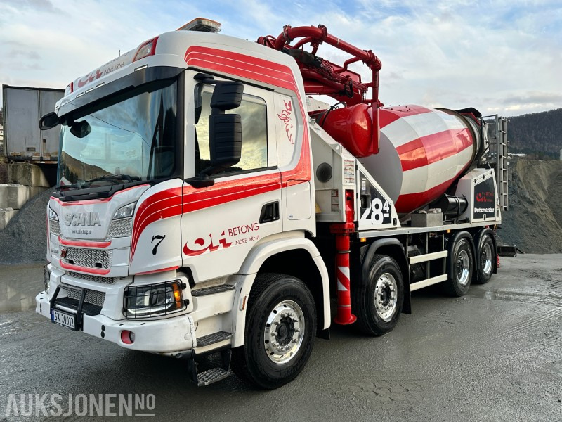 2021 Scania P500XT 8X4 Putzmeister PUMI 28-4Betongpumpe, 83413km - Camion malaxeur: photos 1 2021 Scania P500XT 8X4 Putzmeister PUMI 28-4Betongpumpe, 83413km - Camion malaxeur: photos 1