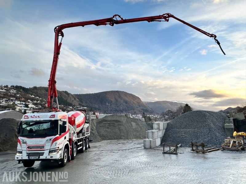 Camion malaxeur 2021 Scania P500XT 8X4 Putzmeister PUMI 28-4Betongpumpe, 83413km: photos 17 Camion malaxeur 2021 Scania P500XT 8X4 Putzmeister PUMI 28-4Betongpumpe, 83413km: photos 17