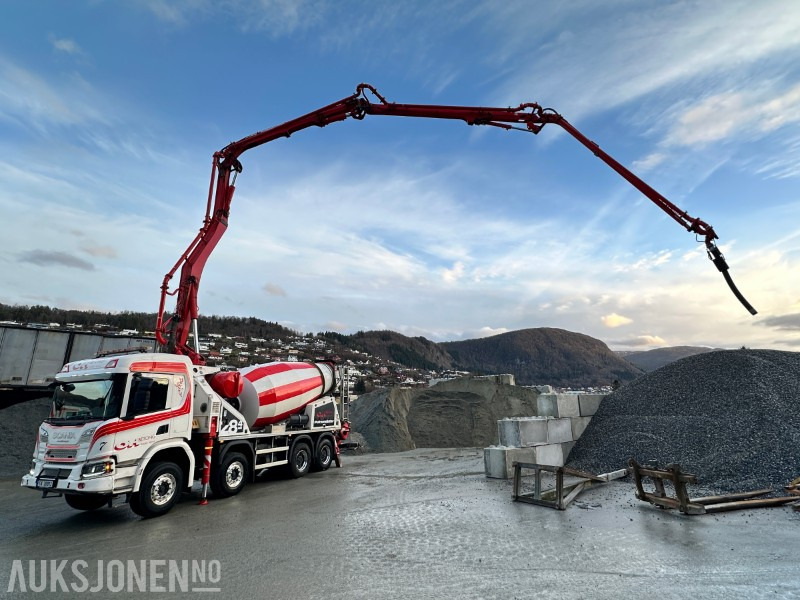 Camion malaxeur 2021 Scania P500XT 8X4 Putzmeister PUMI 28-4Betongpumpe, 83413km: photos 20 Camion malaxeur 2021 Scania P500XT 8X4 Putzmeister PUMI 28-4Betongpumpe, 83413km: photos 20