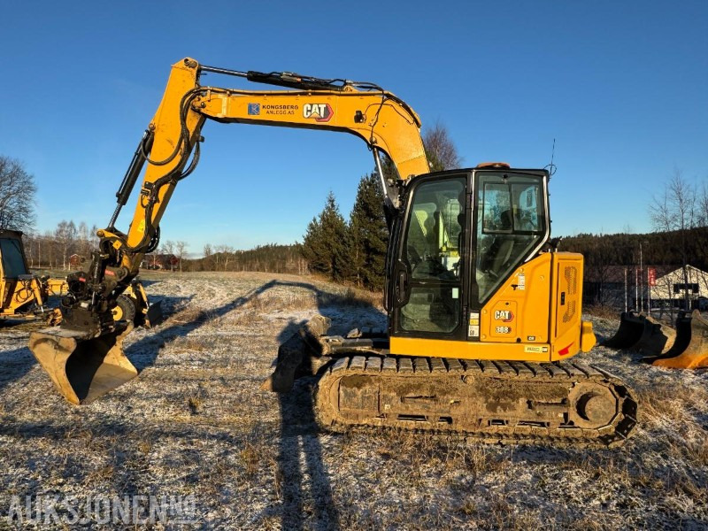 2022 Cat 308CR gravemaskin med gummipads / OilQuick / Engcon tiltrotator / 3 stk skuffer / 1334 timer - Pelle: photos 2 2022 Cat 308CR gravemaskin med gummipads / OilQuick / Engcon tiltrotator / 3 stk skuffer / 1334 timer - Pelle: photos 2