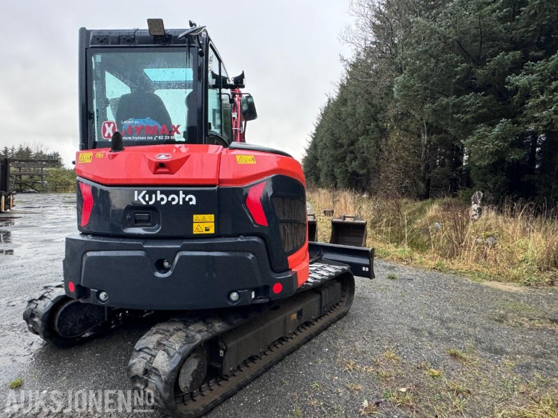 2022 Kubota KX060-5 - 5 tonns gravemaskin med gummibelter - Tiltrotator - Sentralsmøring - Bunkringspumpe og 3 skuffer - Pelle: photos 5 2022 Kubota KX060-5 - 5 tonns gravemaskin med gummibelter - Tiltrotator - Sentralsmøring - Bunkringspumpe og 3 skuffer - Pelle: photos 5