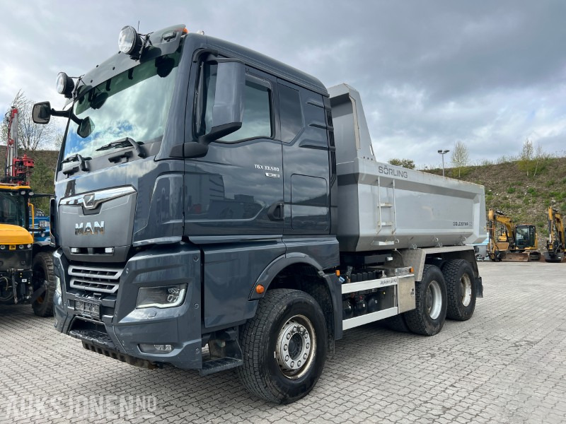 2022 MAN TGX 33.580 6x4 m/Sørling dumperkasse - Camion benne: photos 1 2022 MAN TGX 33.580 6x4 m/Sørling dumperkasse - Camion benne: photos 1