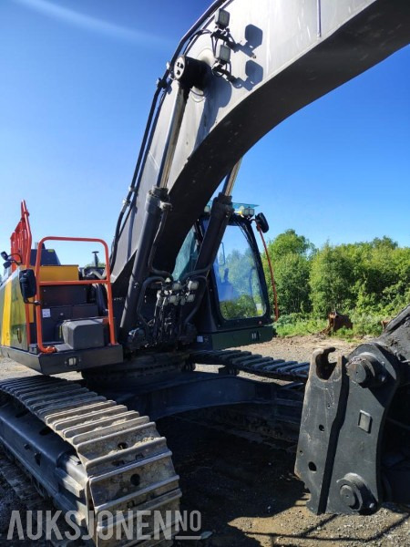 Pelle 2022 Volvo EC350EL beltegraver med webasto tansskuffe og Soosan pigghammer: photos 20