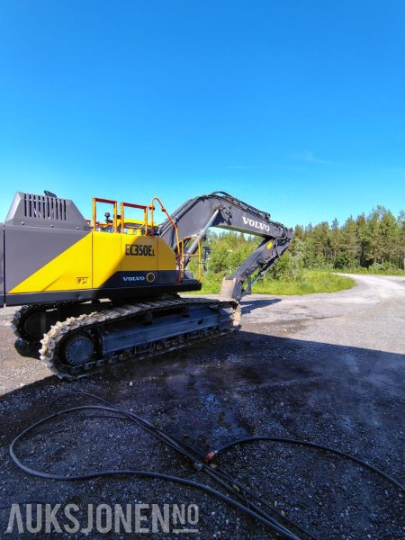 Pelle 2022 Volvo EC350EL beltegraver med webasto tansskuffe og Soosan pigghammer: photos 9