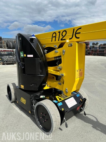 Nacelle 2023 AIRO A12 JE, elektrisk bomlift -	Roterende Jibb - Arbeidshøyde 12,1 m. - Leveres med ny årskontroll!: photos 8