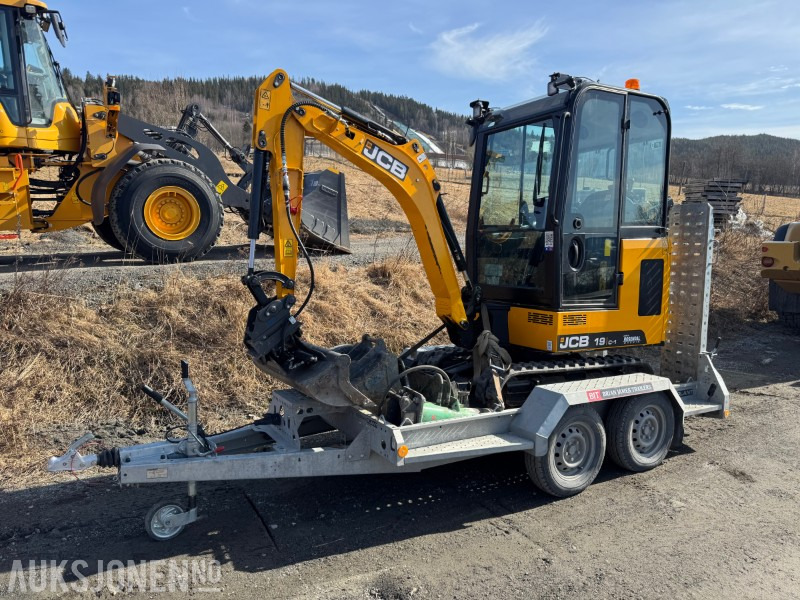 2024 JCB 19 C-1 MINIGRAVER, 3 SKUFFER, PIGGHAMMER, MASKINHENGER, KUN 200 TIMER, UTVIDET GARANTI - Mini pelle: photos 2 2024 JCB 19 C-1 MINIGRAVER, 3 SKUFFER, PIGGHAMMER, MASKINHENGER, KUN 200 TIMER, UTVIDET GARANTI - Mini pelle: photos 2