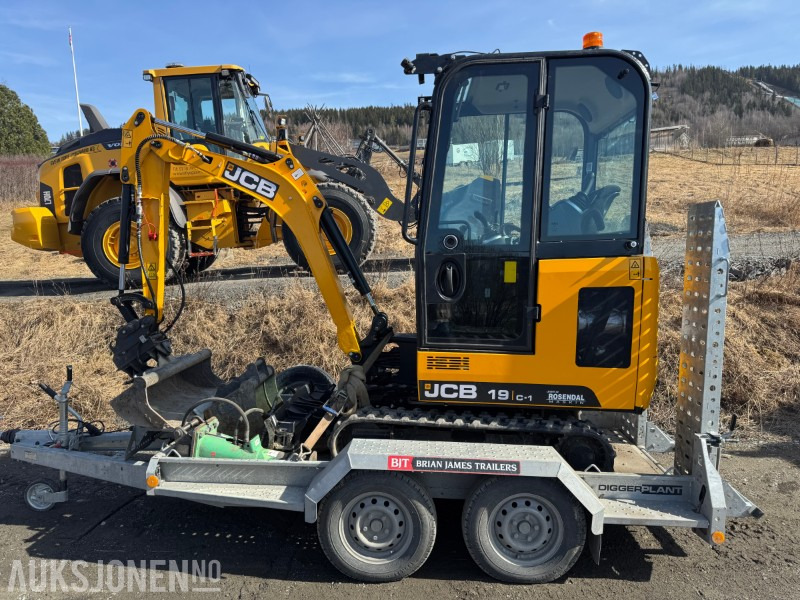 2024 JCB 19 C-1 MINIGRAVER, 3 SKUFFER, PIGGHAMMER, MASKINHENGER, KUN 200 TIMER, UTVIDET GARANTI - Mini pelle: photos 3 2024 JCB 19 C-1 MINIGRAVER, 3 SKUFFER, PIGGHAMMER, MASKINHENGER, KUN 200 TIMER, UTVIDET GARANTI - Mini pelle: photos 3