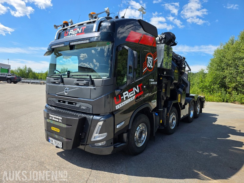2024 Volvo FM 540 8X2 kranbil 165 tm med vinsj lasteflak elpumpe/el aggregat - Camion grue: photos 1 2024 Volvo FM 540 8X2 kranbil 165 tm med vinsj lasteflak elpumpe/el aggregat - Camion grue: photos 1