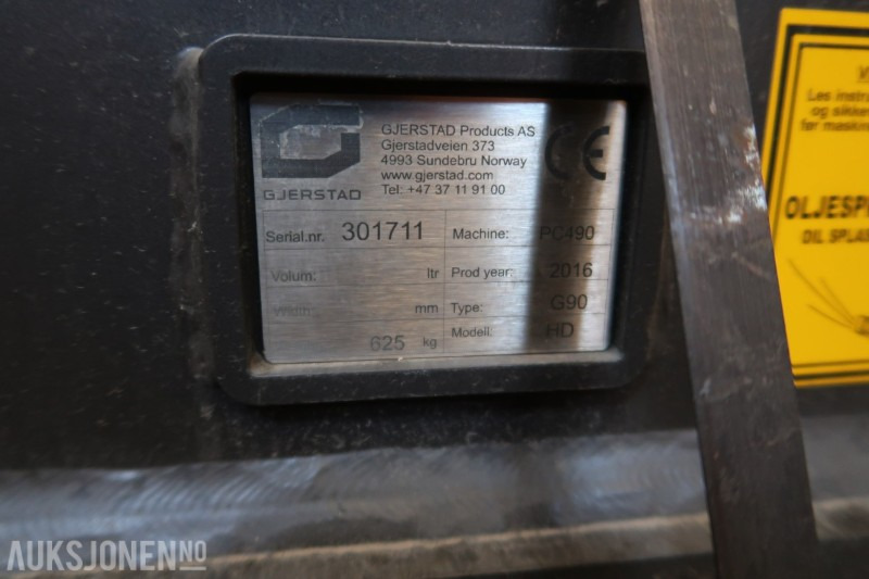 2016 Gjerstad hydraulisk HK-Feste til 50 tonns maskin G90/S90 - Accessoire pour Engins de chantier: photos 5 2016 Gjerstad hydraulisk HK-Feste til 50 tonns maskin G90/S90 - Accessoire pour Engins de chantier: photos 5