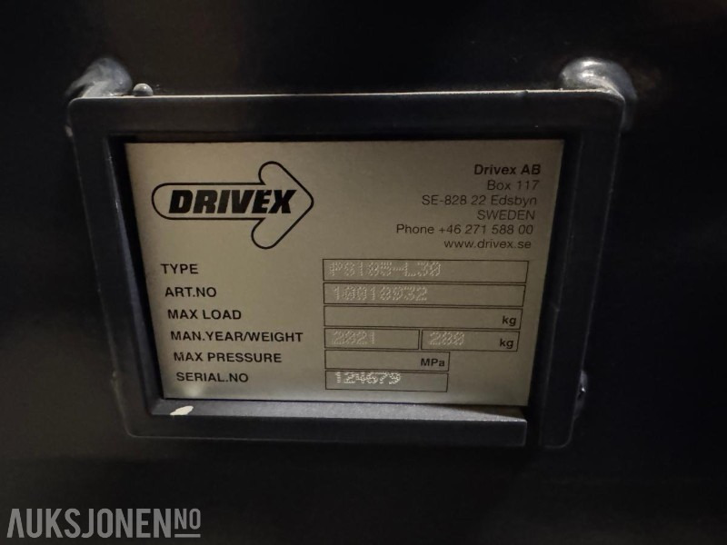 2021 DRIVEX PS185-L30 - Planeringsskuffe - Accessoire pour Engins de chantier: photos 4 2021 DRIVEX PS185-L30 - Planeringsskuffe - Accessoire pour Engins de chantier: photos 4