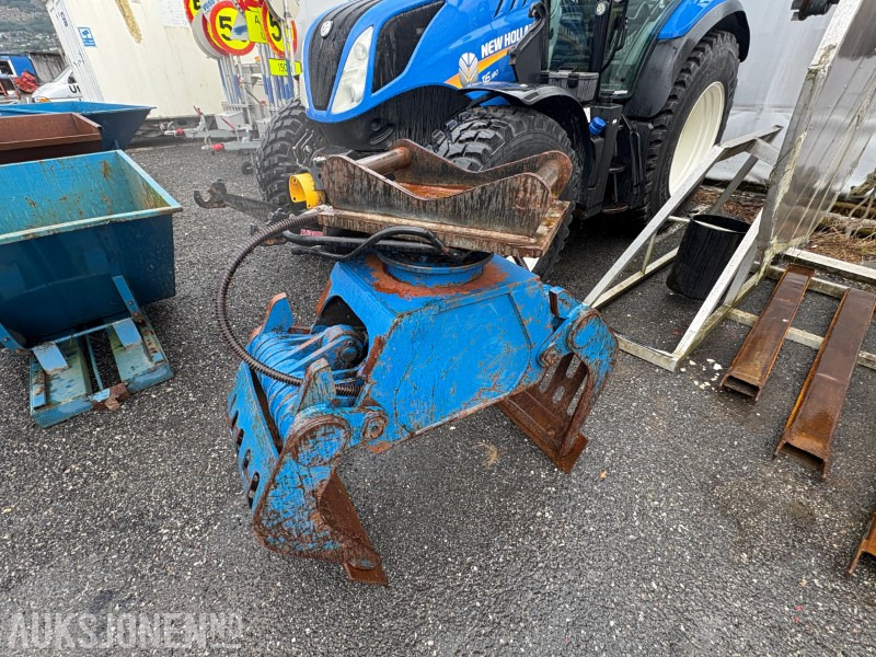 Sorteringsklo med hydraulisk rotator og S60-feste - Accessoire pour Engins de chantier: photos 1 Sorteringsklo med hydraulisk rotator og S60-feste - Accessoire pour Engins de chantier: photos 1