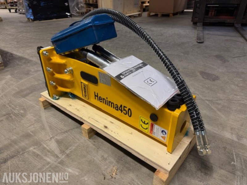 NY HENIMA 450 PIGGHAMMER TIL 1,2-3 TONNS GRAVEMASKIN S30 M/GARANTI - Autre matériel: photos 4 NY HENIMA 450 PIGGHAMMER TIL 1,2-3 TONNS GRAVEMASKIN S30 M/GARANTI - Autre matériel: photos 4
