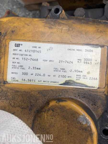 Cat 980 motor 3406 - Matériel de chantier: photos 5 Cat 980 motor 3406 - Matériel de chantier: photos 5
