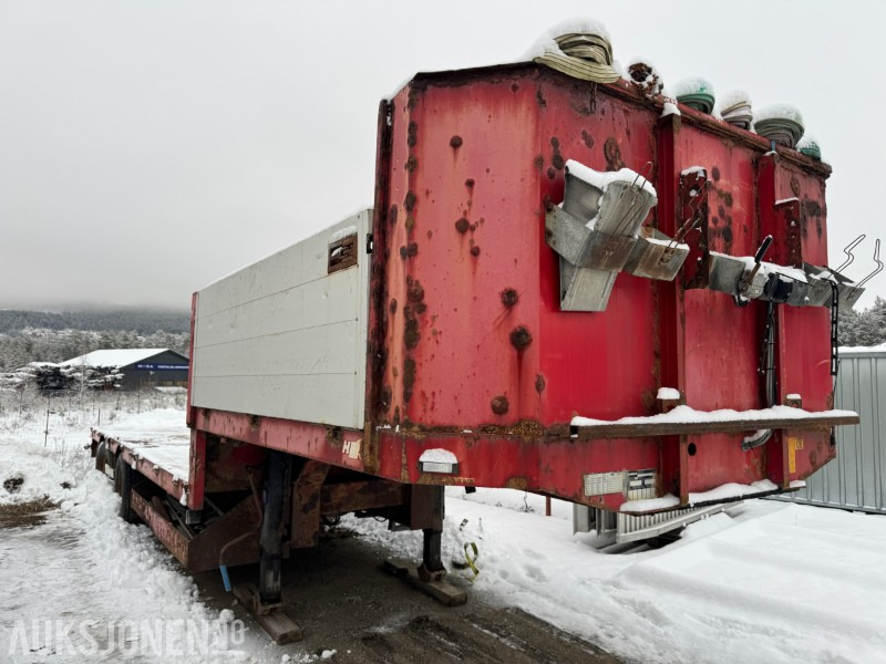 2005 Hrd 2-Akslet Semitrailer uttskyt bak og kile for tvangsstyring - Remorque: photos 2 2005 Hrd 2-Akslet Semitrailer uttskyt bak og kile for tvangsstyring - Remorque: photos 2