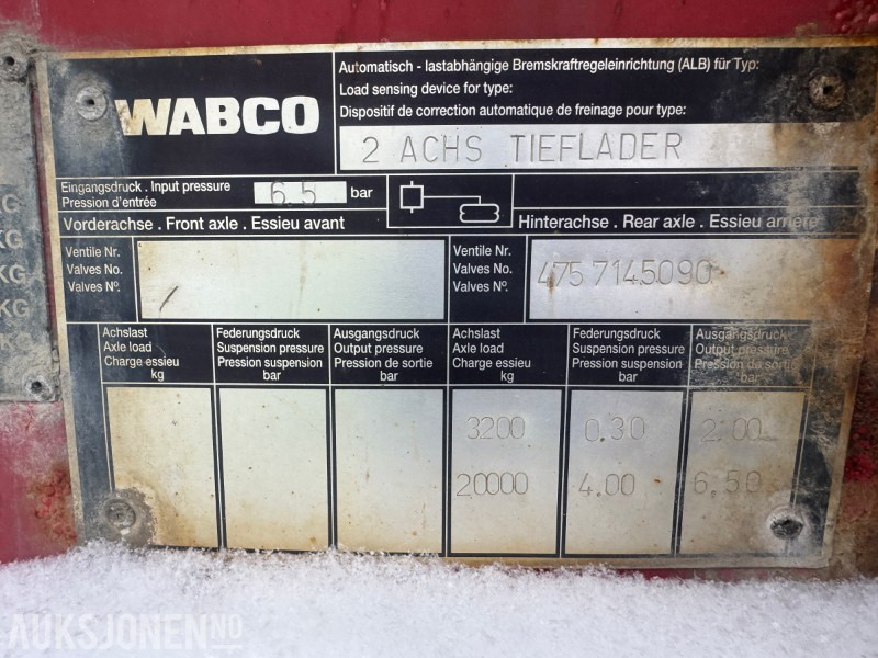 2005 Hrd 2-Akslet Semitrailer uttskyt bak og kile for tvangsstyring - Remorque: photos 3 2005 Hrd 2-Akslet Semitrailer uttskyt bak og kile for tvangsstyring - Remorque: photos 3