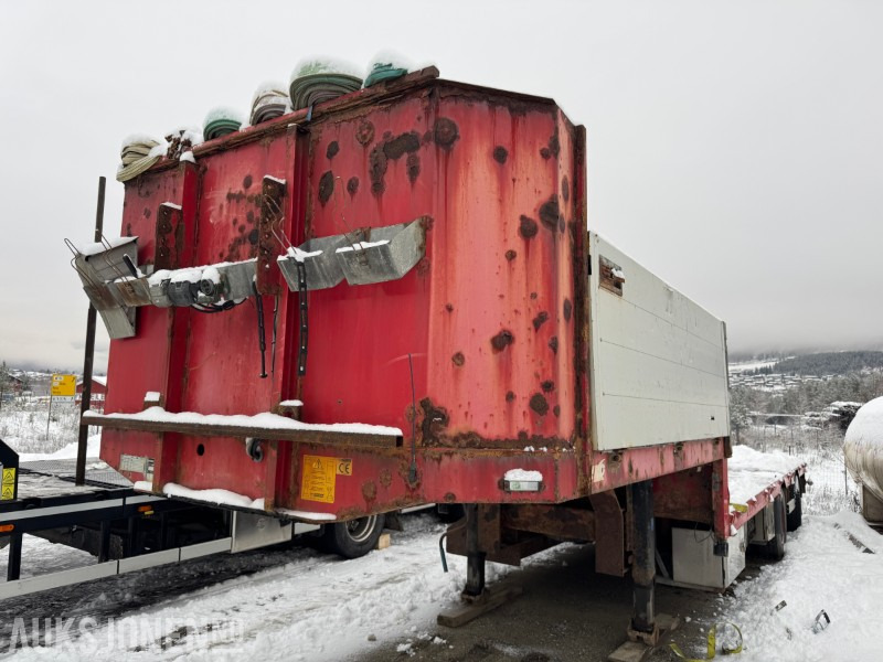 2005 Hrd 2-Akslet Semitrailer uttskyt bak og kile for tvangsstyring - Remorque: photos 1 2005 Hrd 2-Akslet Semitrailer uttskyt bak og kile for tvangsstyring - Remorque: photos 1