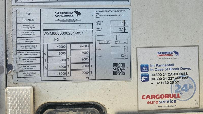 Remorque 2018 Schmitz Cargobull frysesemi med BAR cargolift: photos 7