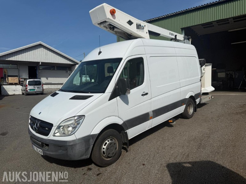 2009 Mercedes-Benz Sprinter 515CDI liftbil - 14m løftehøyde - Véhicule de voirie/ Spécial: photos 1 2009 Mercedes-Benz Sprinter 515CDI liftbil - 14m løftehøyde - Véhicule de voirie/ Spécial: photos 1