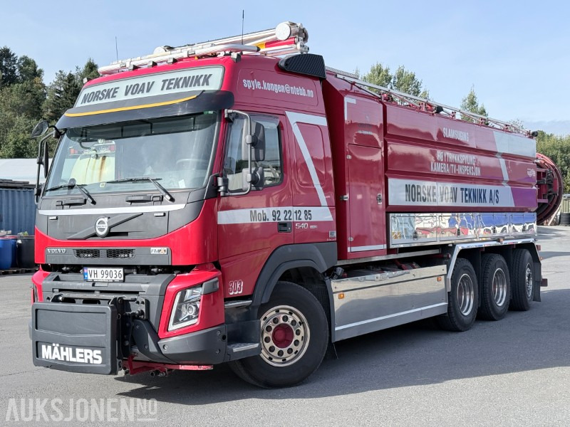2018 Volvo FMX 540 8x4 suge/spylebil - 98 180km - Véhicule de voirie/ Spécial: photos 1 2018 Volvo FMX 540 8x4 suge/spylebil - 98 180km - Véhicule de voirie/ Spécial: photos 1