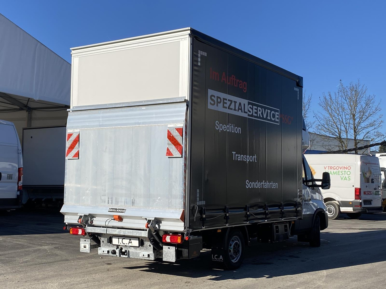 Véhicule utilitaire plateau baché neuf IVECO DAILY 35S18HP  D30C | PRITSCHE PLANE + SCHLAFKABINE + LADERAMPE: photos 21