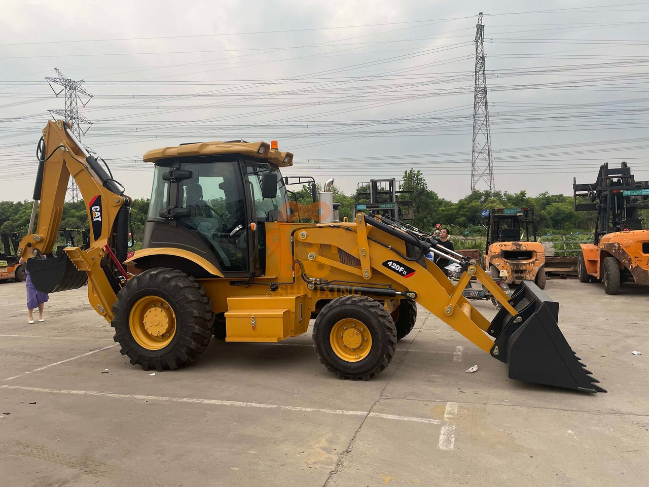 CAT Caterpillar 420F 430 416 JCB 3CX JCB4CX Backhoe Loader - Tractopelle: photos 4 CAT Caterpillar 420F 430 416 JCB 3CX JCB4CX Backhoe Loader - Tractopelle: photos 4
