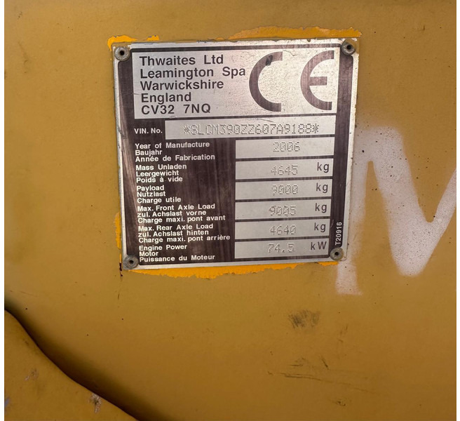 Thwaites 9000 - Tombereau: photos 3 Thwaites 9000 - Tombereau: photos 3