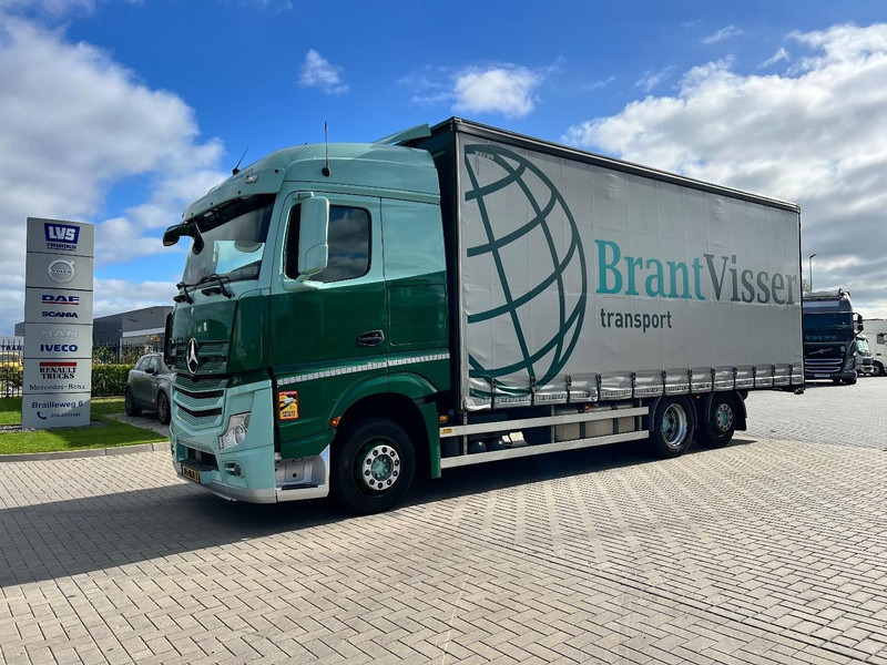 Mercedes-Benz Actros 2745 6x2 bakwagen Schuifzeilen/ Volume - Camion à rideaux coulissants: photos 1 Mercedes-Benz Actros 2745 6x2 bakwagen Schuifzeilen/ Volume - Camion à rideaux coulissants: photos 1