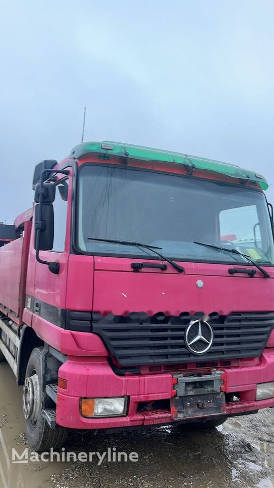 Mercedes-Benz Actros MP1 6x4 + Palfinger Krane - Camion grue, Camion plateau: photos 4 Mercedes-Benz Actros MP1 6x4 + Palfinger Krane - Camion grue, Camion plateau: photos 4