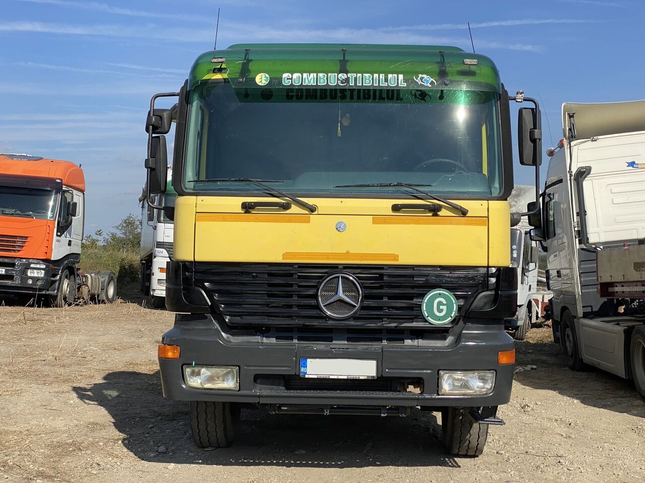 Mercedes-Benz Dropside camion Mercedes-Benz Actros MP1 V6 2635 + KRANE HIAB 17 - Camion grue, Camion plateau: photos 3 Mercedes-Benz Dropside camion Mercedes-Benz Actros MP1 V6 2635 + KRANE HIAB 17 - Camion grue, Camion plateau: photos 3