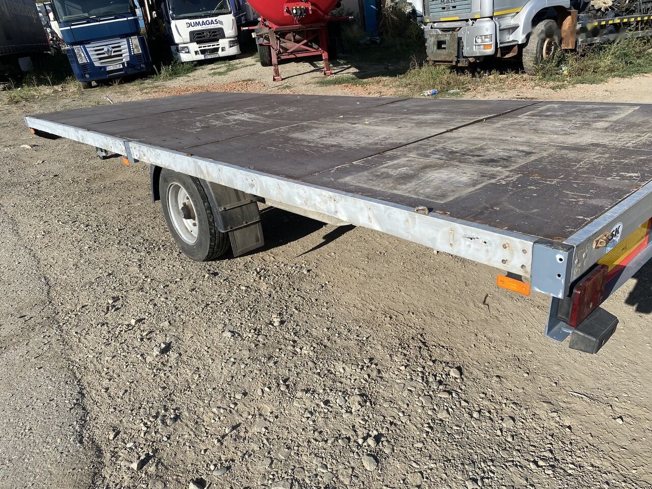 Schmitz Cargobull REPACOM Rema remorca 6,5 m lungime platforma pentru marfa / util - Remorque plateau: photos 2 Schmitz Cargobull REPACOM Rema remorca 6,5 m lungime platforma pentru marfa / util - Remorque plateau: photos 2